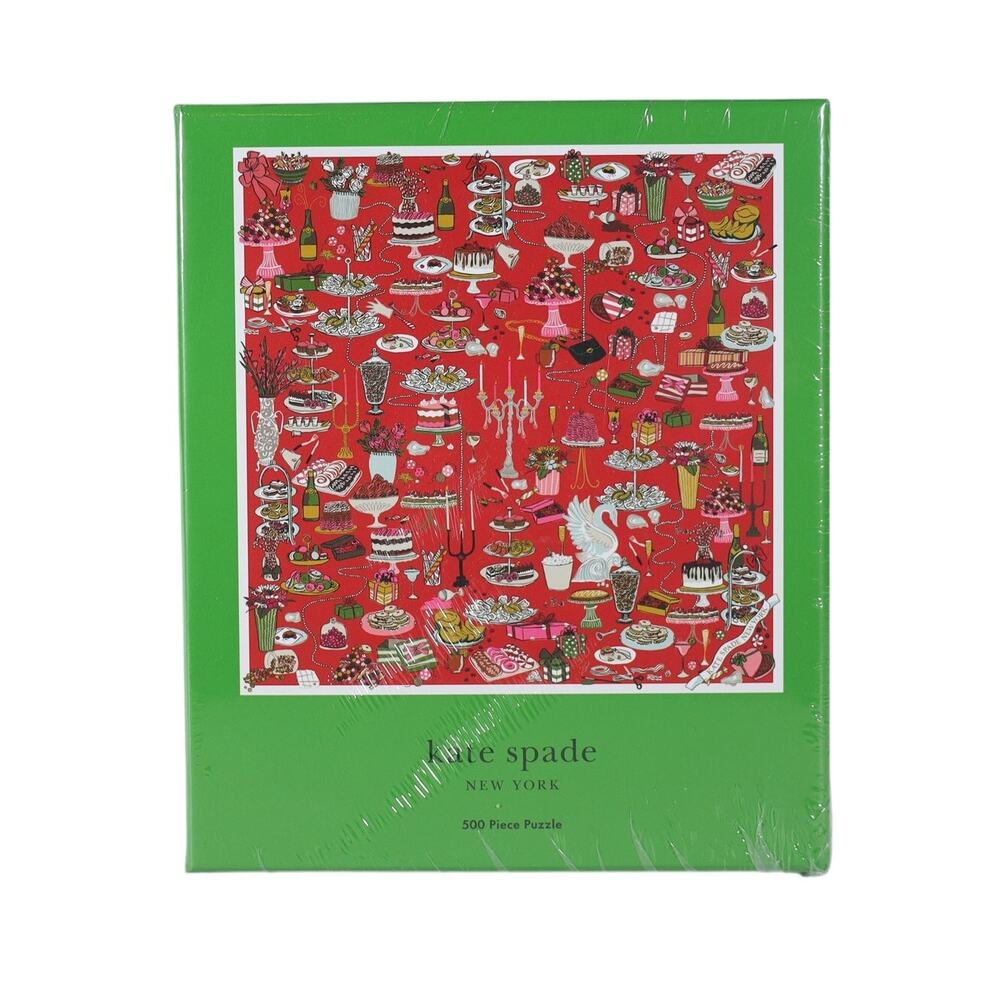 Kate Spade New York "Party Table" Jigsaw Puzzle - 22" x 22" - 500 pieces - NWT